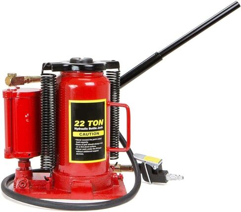 Stark 12-Ton Air/ Hydraulic Bottle Portable Air-Operated Bottle Jack Lift Jack Air Jack with Handle in Kuwait
