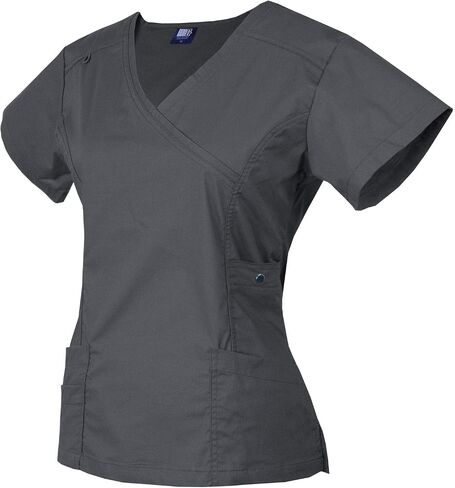 Medgear Women's 12-Pocket Stretch Jogger Scrub Set (Wine, Large) in Saudi Arabia