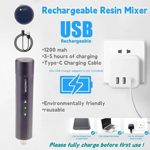2 Big+2 Small Silicone Resin Mixer Paddles for Drill, Epoxy Mixer Attachment for Drill, Paint Mixer/Paint Stirrer for Mixing Resin, Epoxy, Silicone Molds in Saudi Arabia