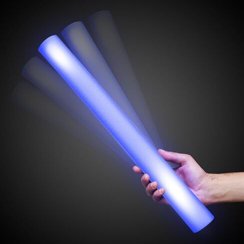 6 Pack 16 Inch Flashing LED Foam Stick Baton (Purple) in Kuwait