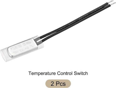 Rebower KSD9700 NC 55C مفتاح التحكم في درجة الحرارة مفتاح الحماية الحرارية للترموستات - إغلاق عادة/250 فولت 10 أمبير/معدن/2 قطعة in Kuwait