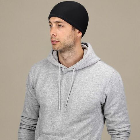 1Pcs Skull Cap Helmet Liner Hard Hat Liner Running Beanie Head Wrap Bicycle Football Sweat Wicking Cycling Caps for Men Women,1pcs Black in Kuwait