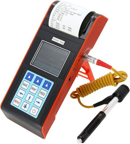 AMTAST Hardness Tester Barcol Impressor Indentation Hardness Tester Durometer for Aluminum and Aluminum Alloys, Resolution 0.5HBa, Portable Hardness Testing Meter HT10 in Saudi Arabia