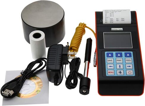 AMTAST Hardness Tester Barcol Impressor Indentation Hardness Tester Durometer for Aluminum and Aluminum Alloys, Resolution 0.5HBa, Portable Hardness Testing Meter HT10 in Saudi Arabia