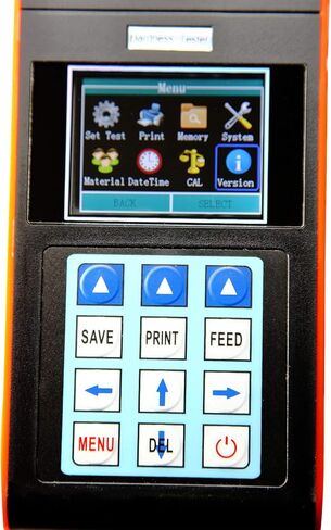 AMTAST Hardness Tester Barcol Impressor Indentation Hardness Tester Durometer for Aluminum and Aluminum Alloys, Resolution 0.5HBa, Portable Hardness Testing Meter HT10 in Saudi Arabia