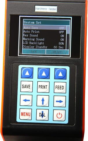 AMTAST Hardness Tester Barcol Impressor Indentation Hardness Tester Durometer for Aluminum and Aluminum Alloys, Resolution 0.5HBa, Portable Hardness Testing Meter HT10 in Saudi Arabia