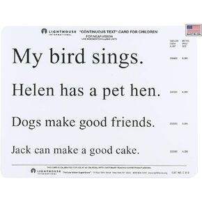 Lighthouse PowerCard “Bird" Continuous Text Card, 40cm / 16 in. LH 9264