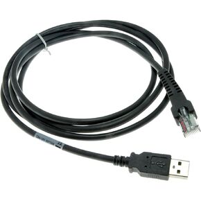 USB cable for Motorola Symbol barcode scanners CBA-U12-C06ZAR (2M / 6FT Coiled)