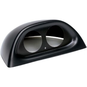 Auto Meter 10001 Gauge Works Dual Gauge Dash Pod, Black