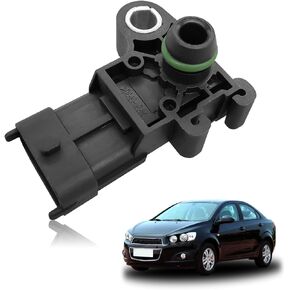 Manifold Absolute Air Pressure Map Sensor Compatible with Chevy 09-11 Aveo 07-19 Impala, 08-19 Buick Enclave, 07-13 GMC Sierra 1500,#55573248 Map Manifold Absolute Pressure Sensor Air Intake Switch