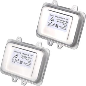 Xenon HID Headlight Ballast Replacement for 5DV 009 000-00 5DV00900000 Compatible with Cadillac Escalade BMW E60 Town & Country 5-Series Jaguar Volkswagen Lincoln Chrysler (2PCS)