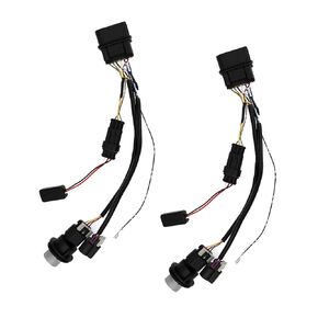 Conversion Wiring Adapter Factory Projector Headlights to Factory Base Reflector Light Converter Aftermarket Headlights for 13-18 Ram 1500 2500 3500 (2 PCS)