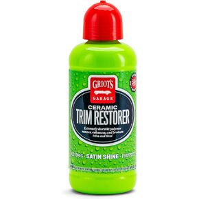 Griot's Garage 10944 Ceramic Trim Restorer 16oz – Restore Exterior & Interior Plastics, Rubber Seals, & Tires – Satin Finish Provides Like New Appearance – Ceramic Infused for Long Lasting Results