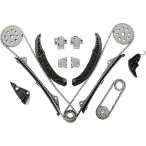Engine Timing Chain Kit TK10880 Fits for 2006-2011 Azera Entourage Genesis Santa Fe Sonata 3.3L 3.5L 3.8L G6DB G6DC G6CD G6DA TK10880 Timing Chain Replacement Parts