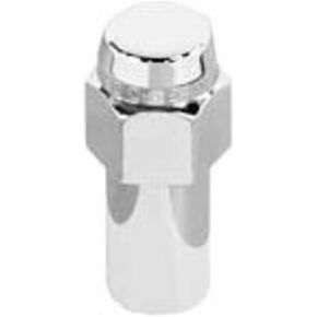 MCGARD 62000 Chrome Long .946" Shank Style Lug Nut Set (1/2" - 20 Thread Size) - Set of 4
