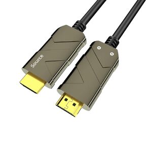 كابل HDMI من الألياف الضوئية 8K بطول 33 قدمًا، كابل HDMI 2.1 من الألياف يدعم 8K@60 هرتز، 4K@120 هرتز، 48 جيجابت في الثانية، Dynamic HDR 10، eARC، HDCP2.2، 4:4:4، متوافق مع Apple TV، Switch، Roku، جهاز العرض