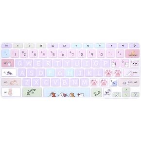 Silicone Keyboard Cover for Samsung Chromebook 4 3 XE310XBA XE500C13 XE501C13 11.6"/Chromebook 4 15.6" XE350XBA/Chromebook 2 XE500C12/Chromebook Plus V2 2-in-1 XE520QAB XE521QAB 12.2",Bohemian