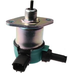 Fuel Solenoid 17208-60015 17208-60016 17208-60017 17208-60010 compatible with Kubota D905 D1005 D1105 V1205 V1305 V1505 Engine Mower Excavator Tractor Generator