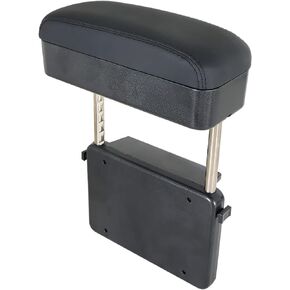 labwork Armrest for Universal Auto Car Center Console Storage Case Arm Rest Elbow and Forearm Wrist Rest Support Adjustable Height Comfort Pads with Black Line