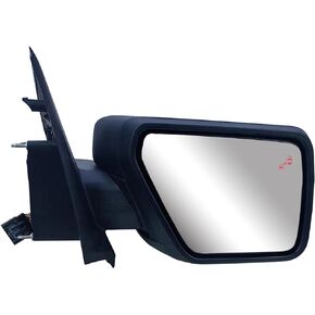Replacement Driver Left Side Door Mirror Textured Back Cover Power Adjustment and Heated Glass With BSM (Blind Spot Light) Without Blinker for Ford F-150 from 2021 to 2023…
