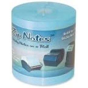 Sticky Notes Dispenser Refill, Robins Egg Blue Color, Sticky Notes On A Roll, Fits Zip Notes Dispenser Holder, Used for School, Home and Office Desk Use (0025)