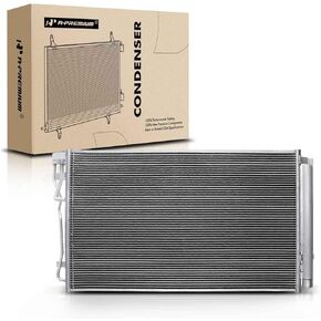 A-Premium A/C Condenser Replace# 30101, 97606-D5000 - Compatible with 2017-2018 Kia Optima L4 2.4L