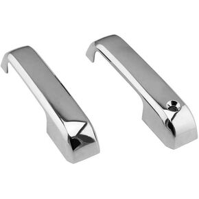 Chrome Plated Door Handle Cover Compatible with 2015-2017 Ford F-150 F150 (2 Doors No Passenger Keyhole No Smart Hole) XG7725