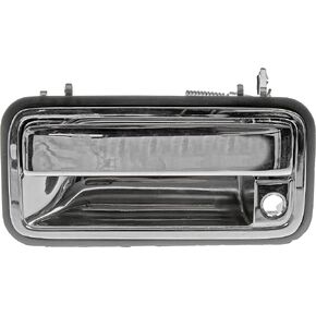 Dorman 91175 Front Driver Side Exterior Door Handle Compatible with Select Chevrolet / GMC Models, Chrome