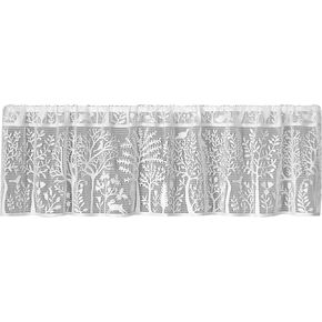 Heritage Lace Rabbit Hollow Valance, 60 x 15 in, Cafè
