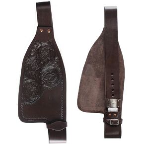 Horse Western Adult Tooled Leather Replacement Saddle Fenders 5230