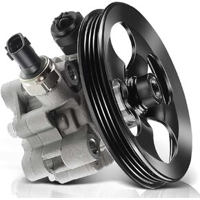 Power Steering Pump Assembly Compatible with Toyota Echo 2000-2005 Scion xA xB 2004-2006 I4 1.5L