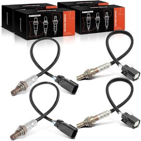 A-Premium O2 Oxygen Sensor Compatible with Ford Explorer 2011, Edge 2011 & Lincoln MKX 2011, 3.5L 3.7L, 4-PC Set, Replace# 9E5Z9F472D