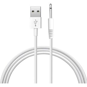 USB DC Cable, 32.7inch USB 5V 150mA Male to DC 16mm x 2.5mm for Messager DC 11mm x 2mm for Kegel Balls Replacement DC Charging Cable | USB Charger Cord 1pc (2.5mm 16mm for Massager)