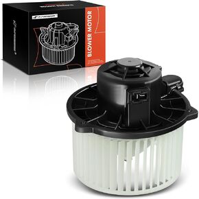 A-Premium Heater Blower Motor Assembly with Fan Cage Compatible with Hyundai & Kia Vehicles - Accent, Azera, Entourage, Sonata, Tucson, Optima- Front Side, Replace# 97113-3K000