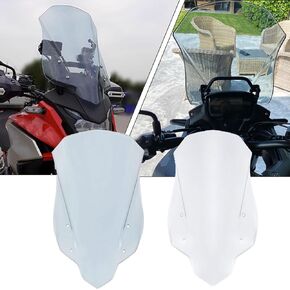 Motorcycle Modification Accessories Compatible with Ho-nda CB500X 2013-2023 Windshield Windproof Protector Flyscreen Front Fairing Wind Deflector (Grey Smoke)