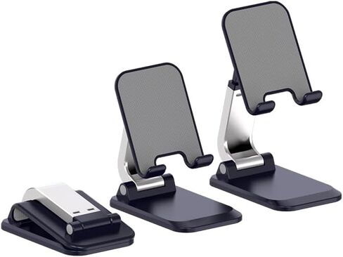 Mayten Phone Stand Foldable Cell Phone Stand for Desk, Desktop Phone Holder Compatible with iPhone 15/14/13/12 Pro Max Plus Mini& All Phones, iPad and Tablets-Emerald Green in Saudi Arabia