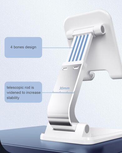 Mayten Phone Stand Foldable Cell Phone Stand for Desk, Desktop Phone Holder Compatible with iPhone 15/14/13/12 Pro Max Plus Mini& All Phones, iPad and Tablets-Emerald Green in Saudi Arabia