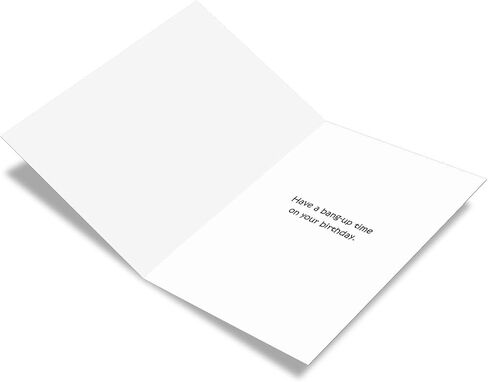 NobleWorks - 1 Funny Card for Happy Birthdays - Hilarious Cartoon Notecard with Envelope, Bday Celebration (Buyer Discretion Advised) - Grandma's Trampoline C4069BDG in Saudi Arabia