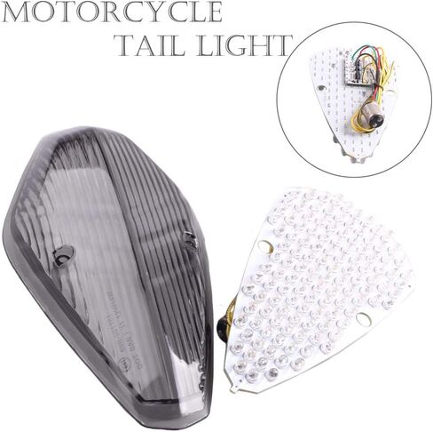 Mallofusa Motorcycle Integrated Taillight LED Brake Tail Light Compatible for Honda VTX 1300 REYRO VTX 1800/1800T RETRO 2002 2003 2004 2005 2006 2007 2008 Clear Lens in Saudi Arabia