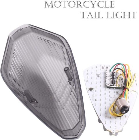 Mallofusa Motorcycle Integrated Taillight LED Brake Tail Light Compatible for Honda VTX 1300 REYRO VTX 1800/1800T RETRO 2002 2003 2004 2005 2006 2007 2008 Clear Lens in Saudi Arabia