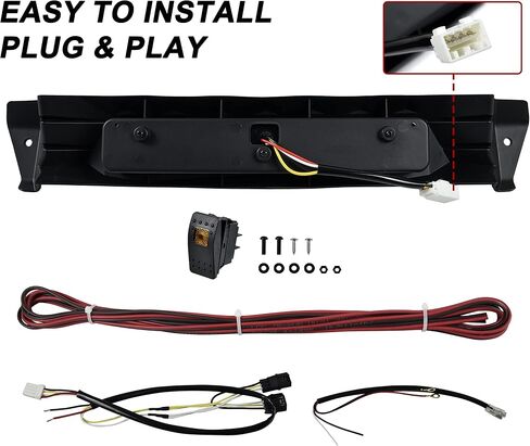 طقم إضاءة خلفية LED من SAUTVS لـ Kawasaki Teryx، مصباح مساعد LED خلفي لإيقاف الفرامل الخلفية لملحقات Kawasaki Teryx KRX 1000 2020 2021 2022 2023 2024 in Saudi Arabia