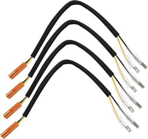 SING F LTD 4X محول إشارة الانعطاف متوافق مع محول قابس هوندا للدراجات النارية كابل محول إشارة الانعطاف تقريبًا. 22.5 سنتيمتر/8.86 بوصة in Kuwait