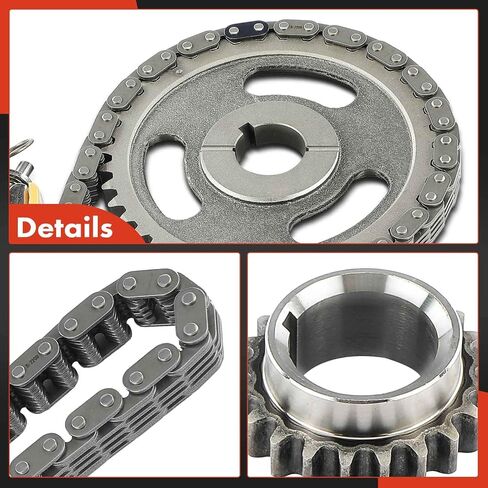 A-Premium Engine Timing Chain Kit W/Tensioner & Sprocket [fits OHV, 6Cyl] Compatible with Ford Mustang 94-04, Freestar, Taurus, E-150 E-250 Econoline & Mercury Monterey & Lincoln Continental & More in Saudi Arabia