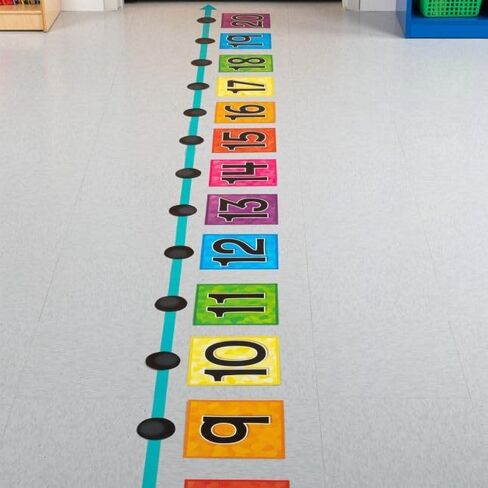 Really Good Stuff EZ Stick Jumbo Number Line - 66 Pieces in Saudi Arabia