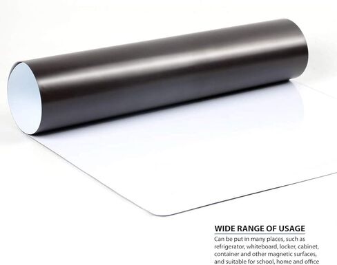 ديكي سبورة بيضاء مغناطيسية قابلة للمسح الجاف 17x11. + 6 قلم ممحاة جاف مع ممحاة للأدوات المكتبية للتقويم المنزلي للمدرسة. لوحة بيضاء للحوائط الجافة والثلاجة والثلاجة وألواح بيضاء صغيرة/كبيرة للثلاجة in Kuwait