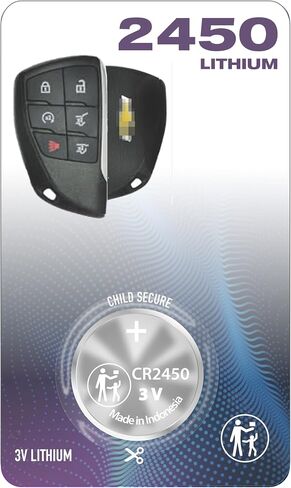 CR2450 2450 Replacement Compatible with Chevrolet and GMC Remote Key Fob Original OEM (Bundle with Opening Tool) fits 2021-2023 Silverado Suburban Tahoe Yukon Keyless Smart Key Case Cover in Saudi Arabia