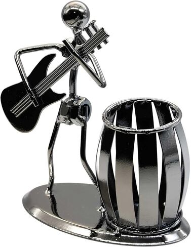 Metal Pencil Holder, Office Supply Pen Organizer Desktop Decoration Stand Container (Guitar) in Saudi Arabia