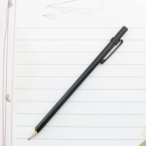 مشبك قلم رصاص 25 قطعة من مشابك جيب قلم الرصاص المعدنية السوداء سهلة التركيب في حاملات أقلام الرصاص in Kuwait