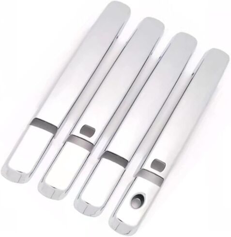 Toworldit 8pcs/Set ABS Exterior Door Handle Decoration Trim Cover Compatible with Infiniti G25 G37 2008-2013 (with Intelligent Sensing, Carbon Fiber Grain) in Kuwait