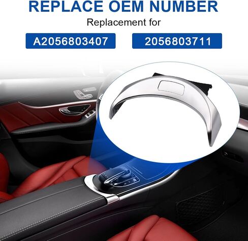 استبدال زر تحرير مسند ذراع وحدة التحكم المركزية الأمامية JDMON لسيارة Mercedes-Benz W205 C300/C63 AMG S/C350e/GLC300/C63 AMG 2015-2019، C43 AMG/GLC43 AMG/GLC350e 2017-2019 يستبدل 2056803711 A2056803407 in Saudi Arabia